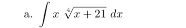 a . x x + 2 1 4 d x