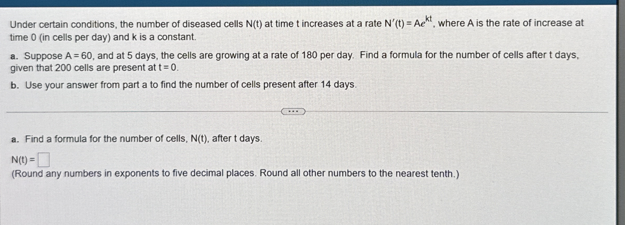 Please do both part A and B Under certain