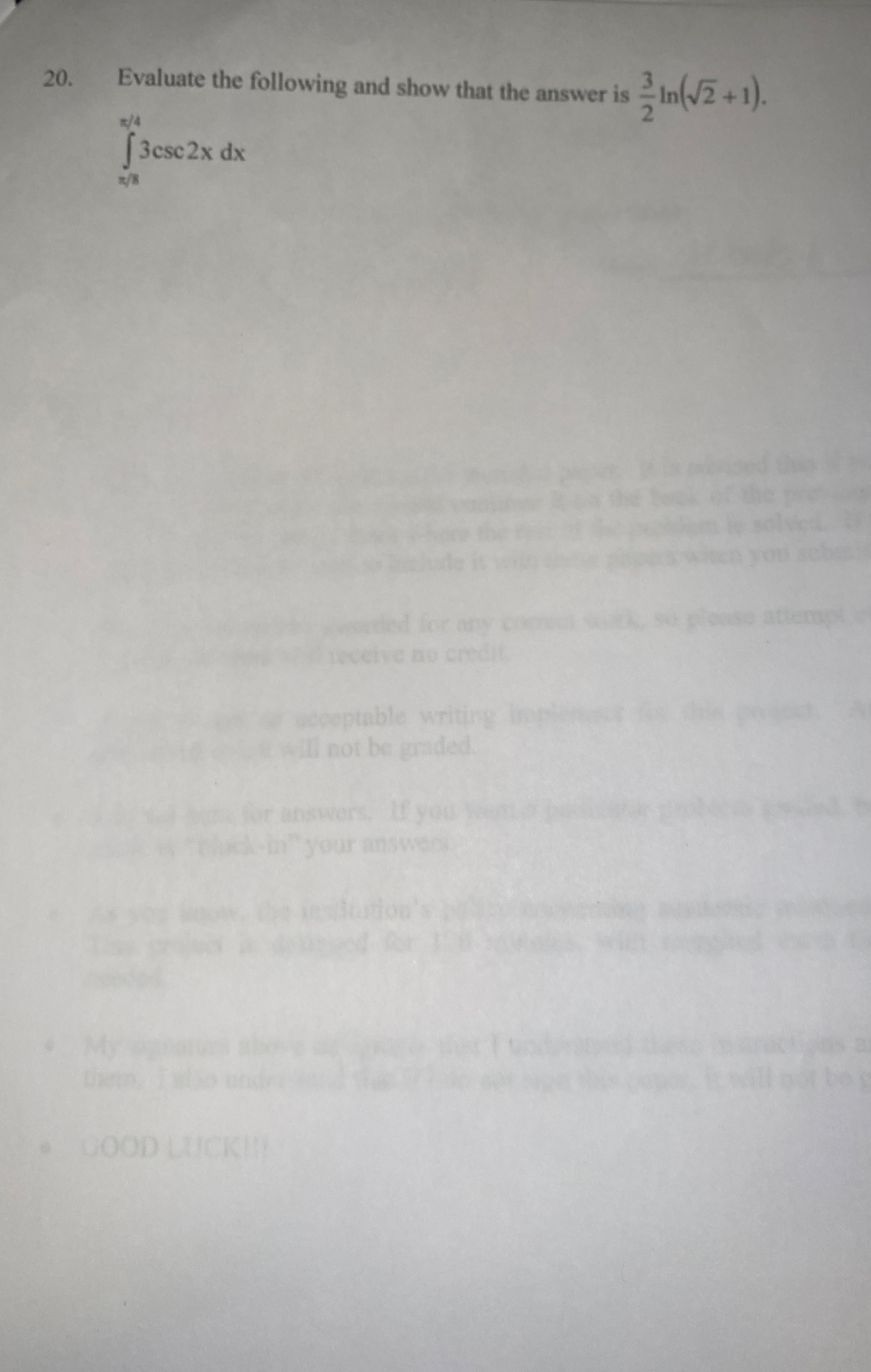 e 2 t s e c ( e 2 t ) d t Evaluate the following