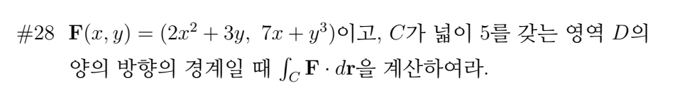 # 2 8 F ( x , y ) = ( 2 x 2 + 3 y , 7 x + y 3 ) ,