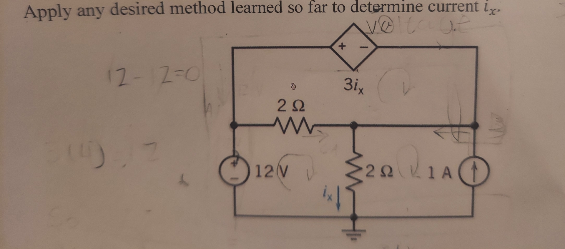 Apply any desired method learned so far to
