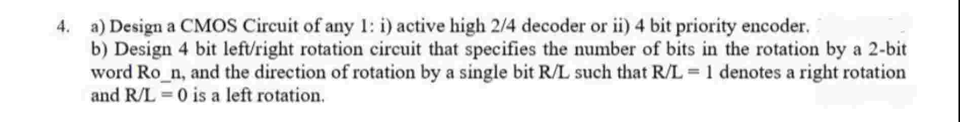 a ( 2 ) / ( 4 ) decoder or iiRo _ ( n ) , and the