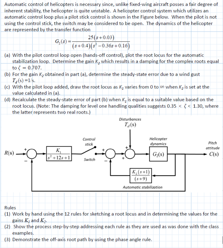 How to solve it to find root locus ( control