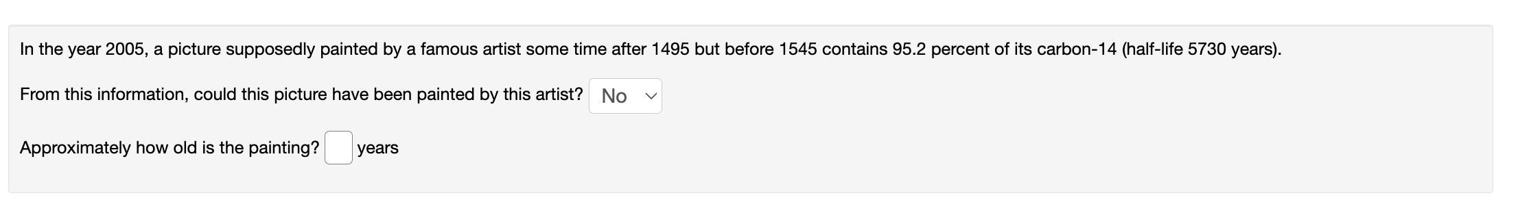 In the year 2 0 0 5 , a picture supposedly