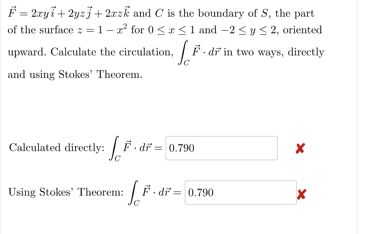 vec ( F ) = 2 xyvec ( i ) + 2 yzvec ( j ) + 2
