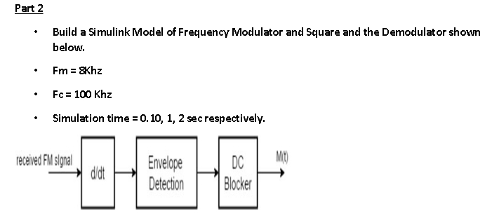 Part 2 Build a Simulink Model of Frequency