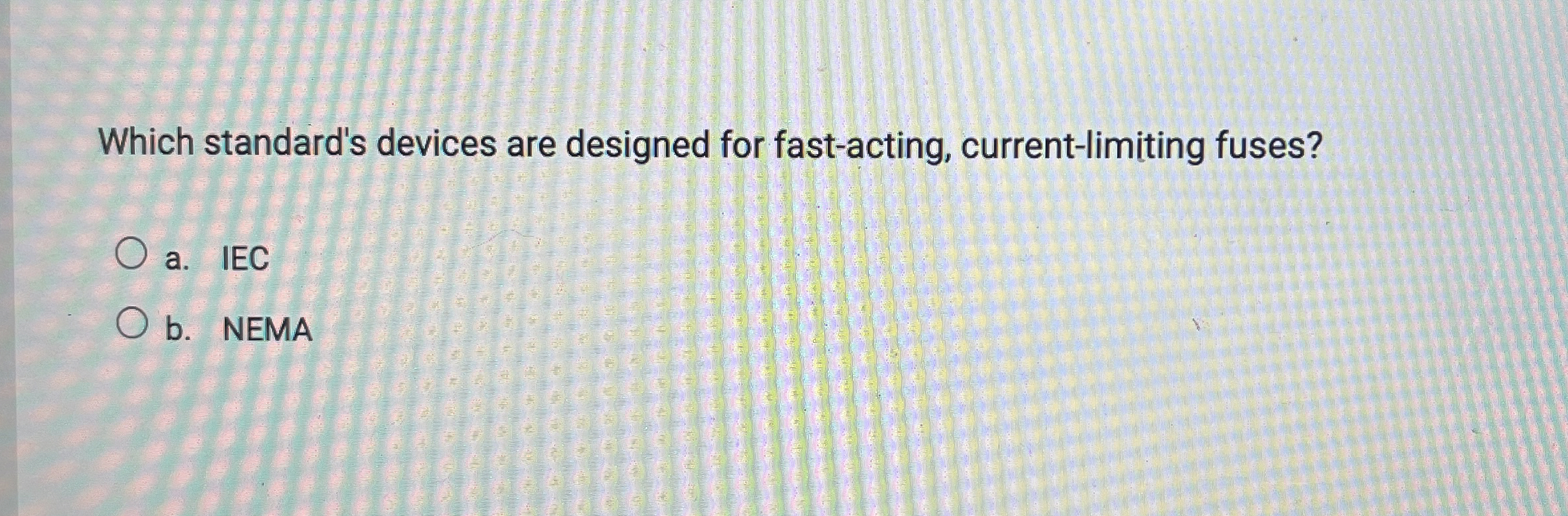 Which standard's devices are designed for fast -
