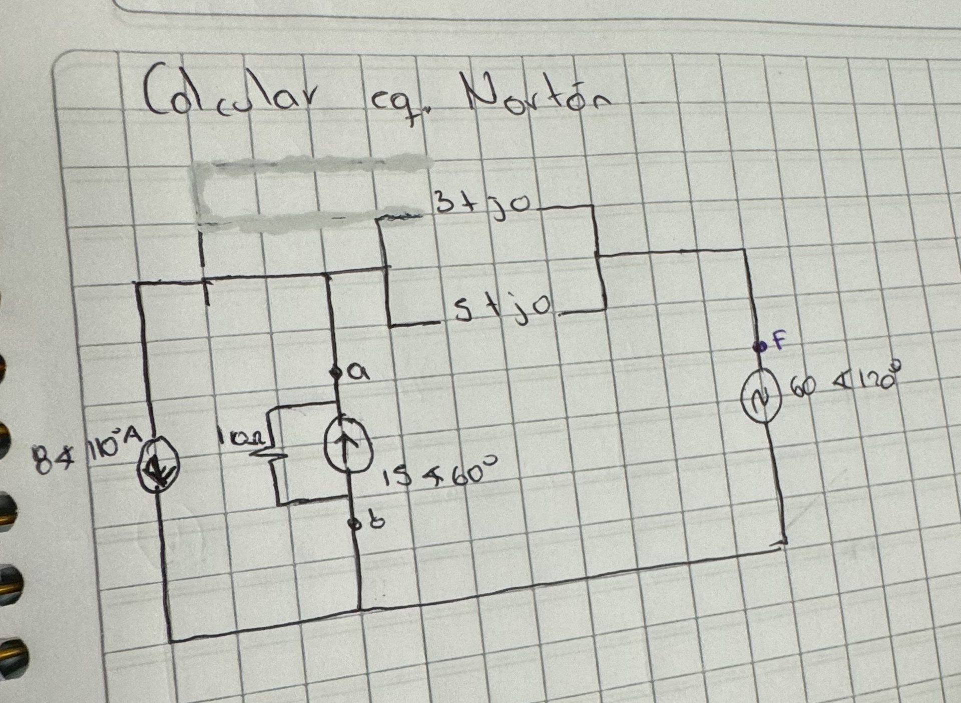 Colcular eq . Nort n