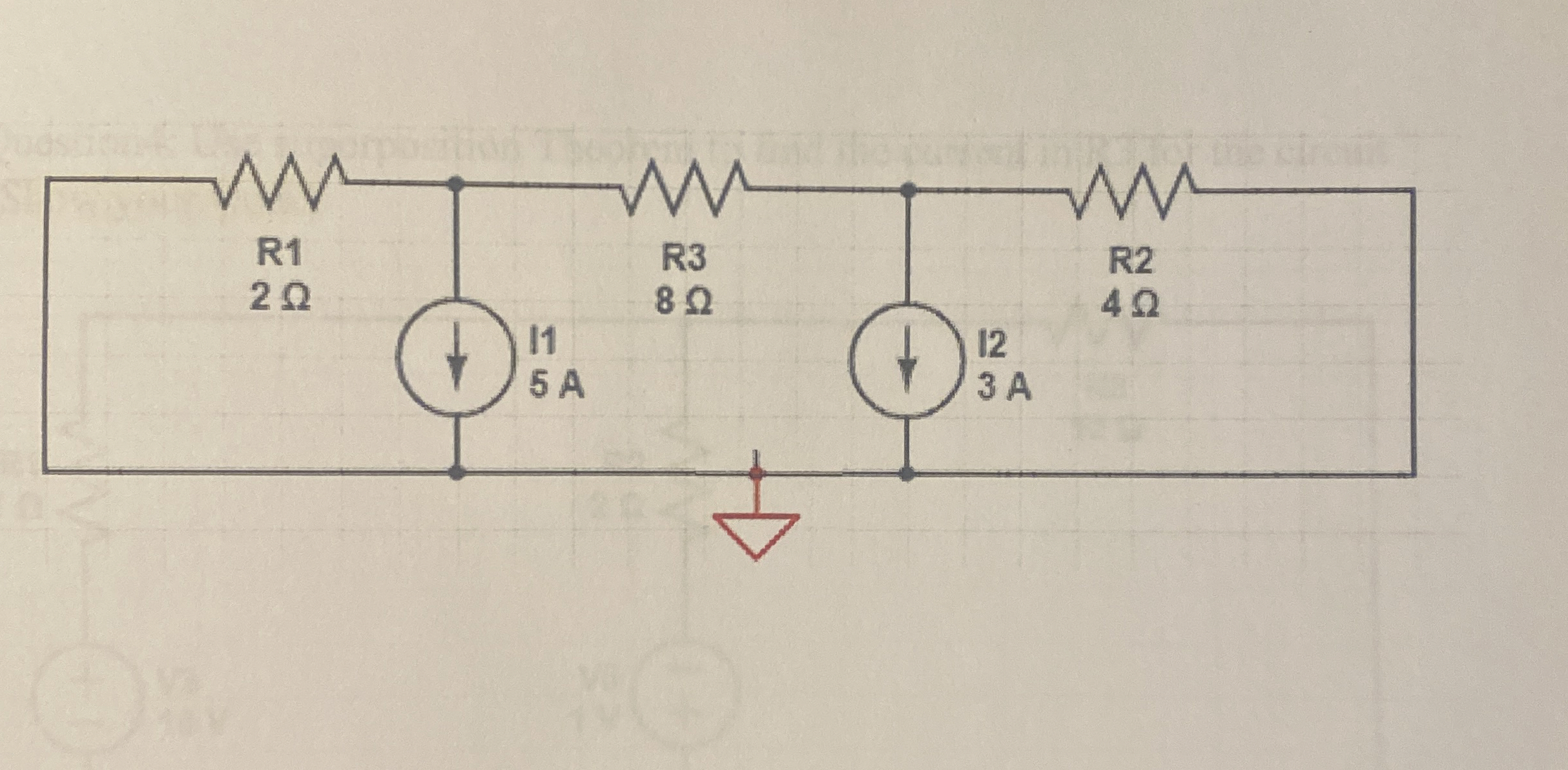 Write Nodal Equations for the circuit below