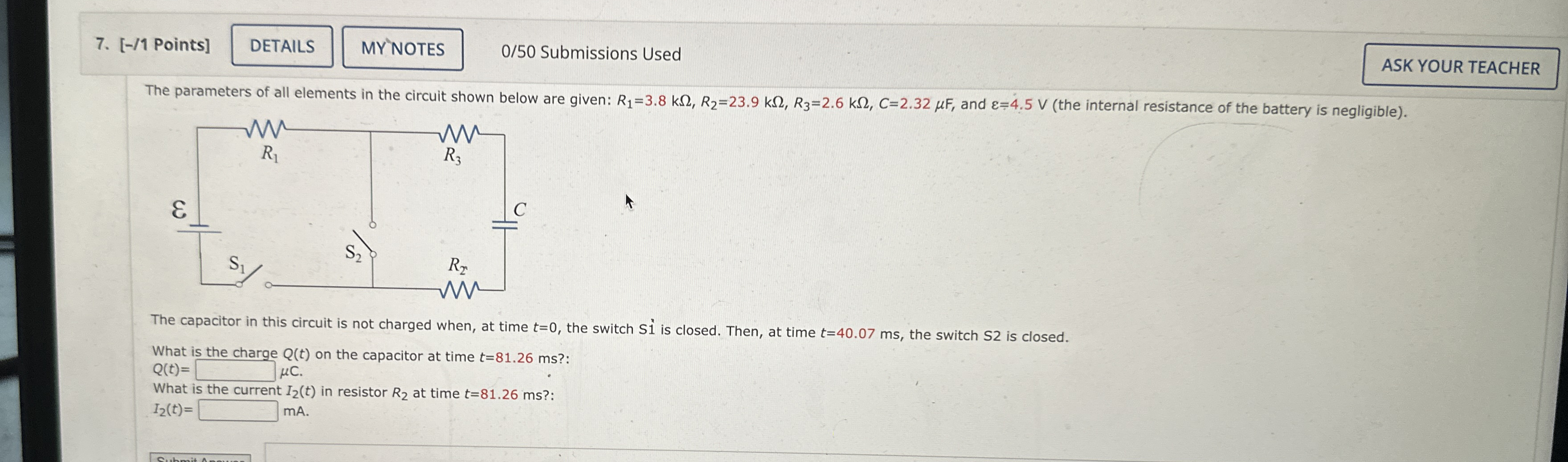 [ - / 1 Points ] 0 / 5 0 Submissions Used The