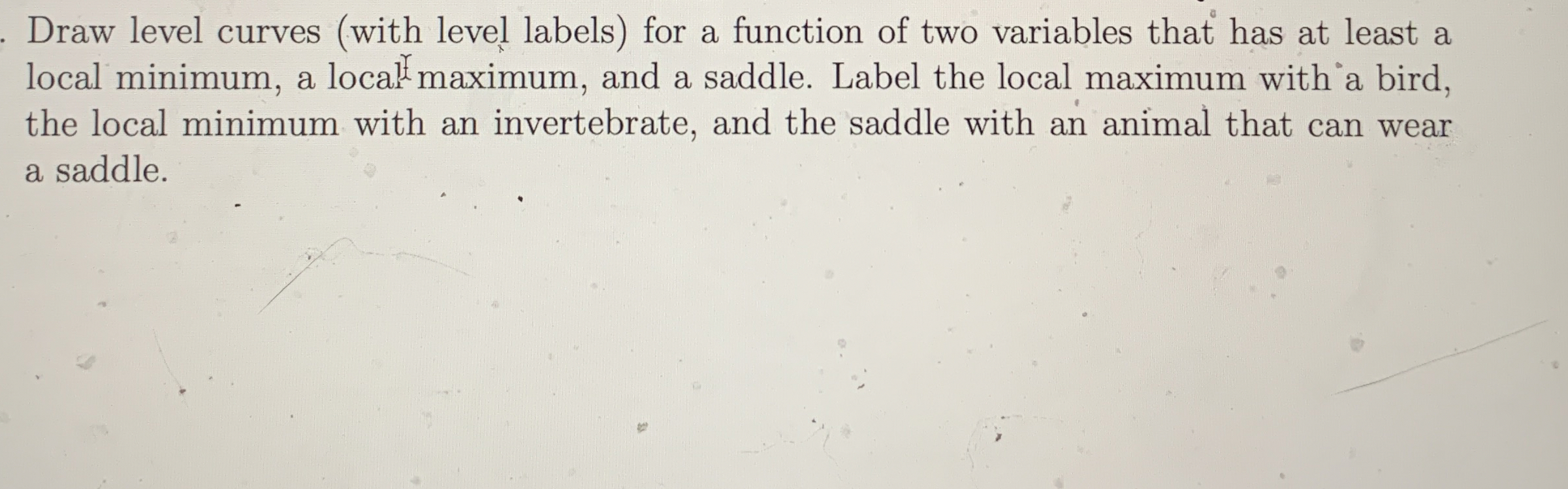 Draw level curves ( with level labels ) for a