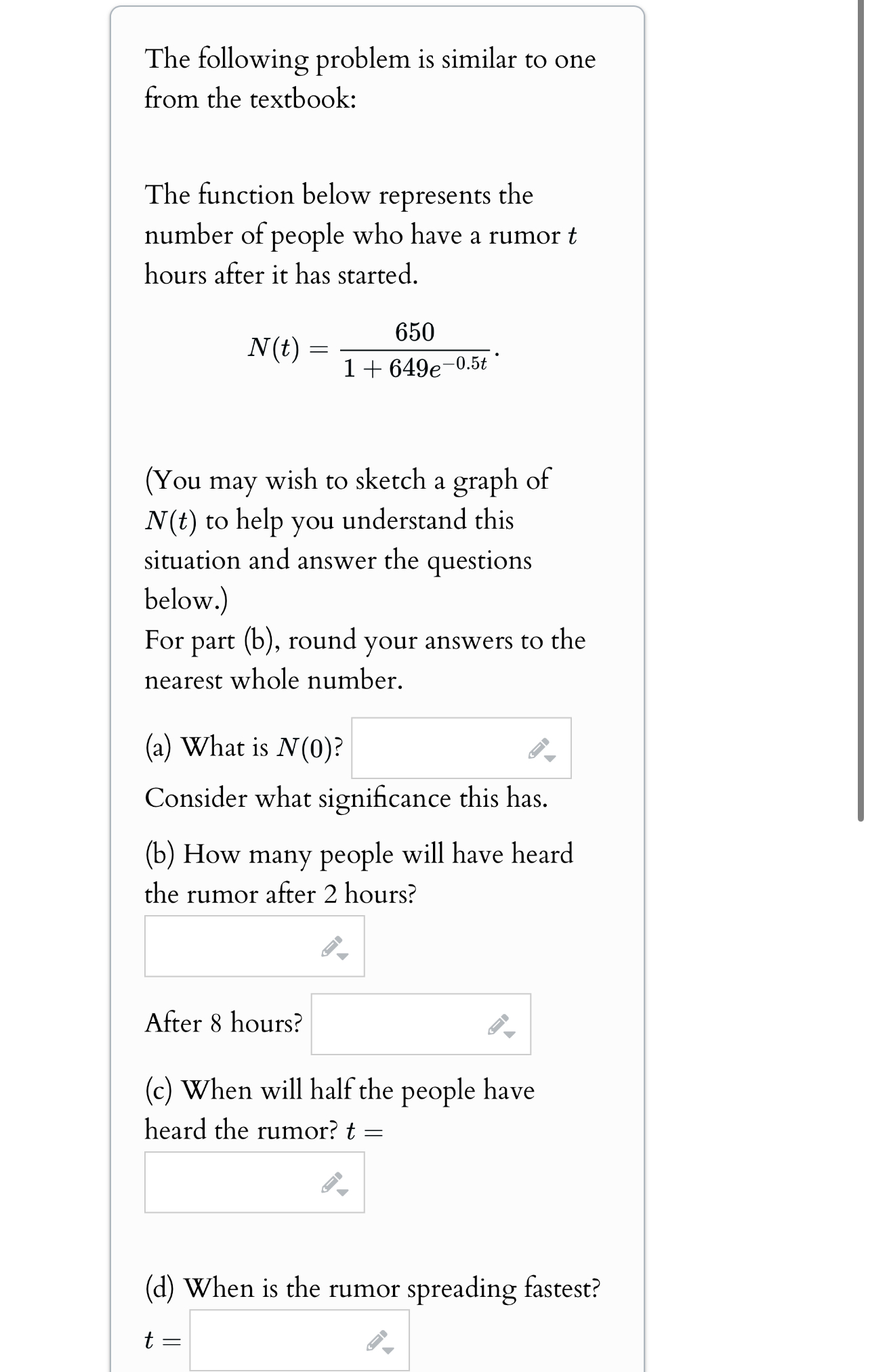 The following problem is similar to one from the