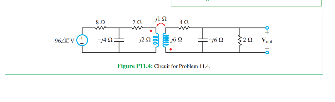 Figure P 1 1 . 4 : Circuit for Problem 1 1 . 4 .