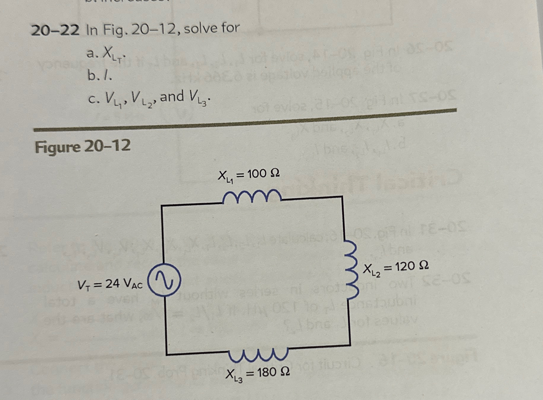 2 0 - 2 2 l n Fig. 2 0 - 1 2 , solve for a . x L
