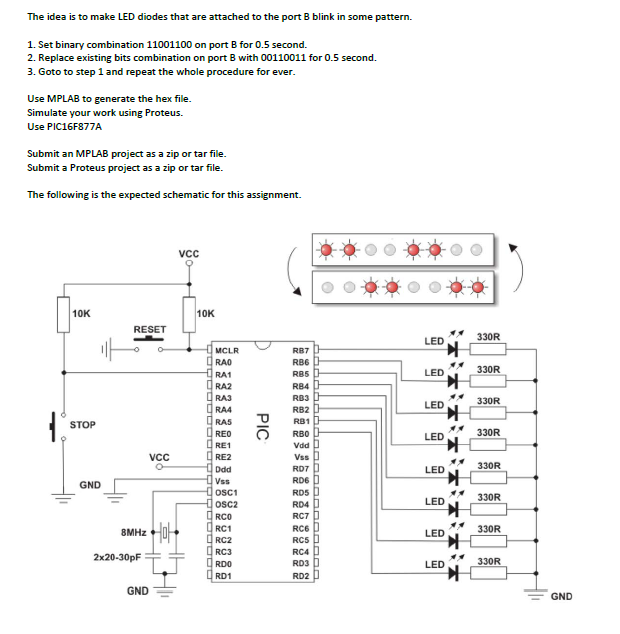 The idea is to make LED diodes that are attached