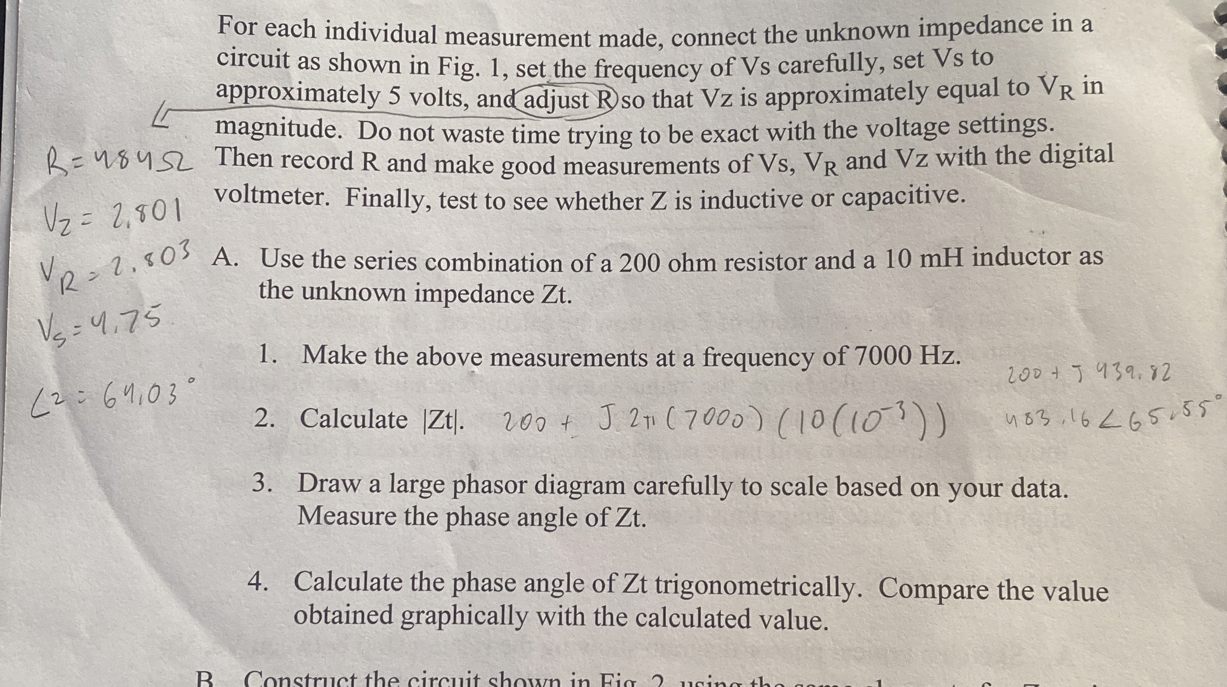 Using the data given please solve A . 3 and A . 4
