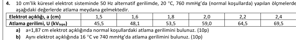 1 0 cm ^ ( ' ) lik k resel elektrot sisteminde 5