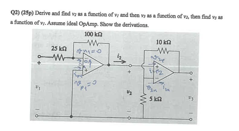 Q 2 v _ ( 2 ) as a function of v _ ( 1 ) and then