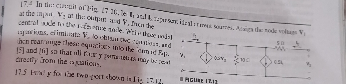 1 7 . 4 In the circuit of Fig. 1 7 . 1 0 , let I