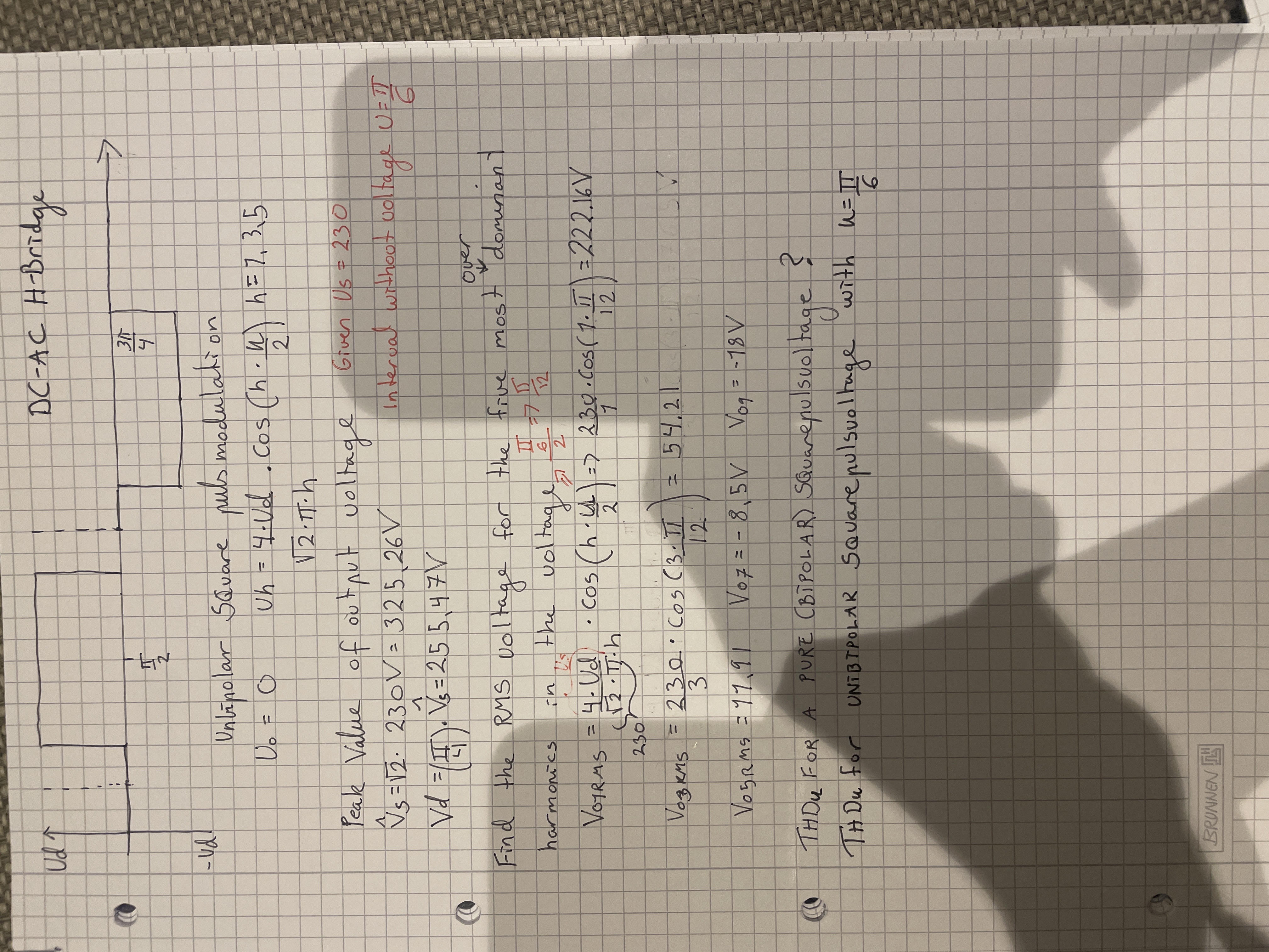 What s the difference in calculating THD bipolar