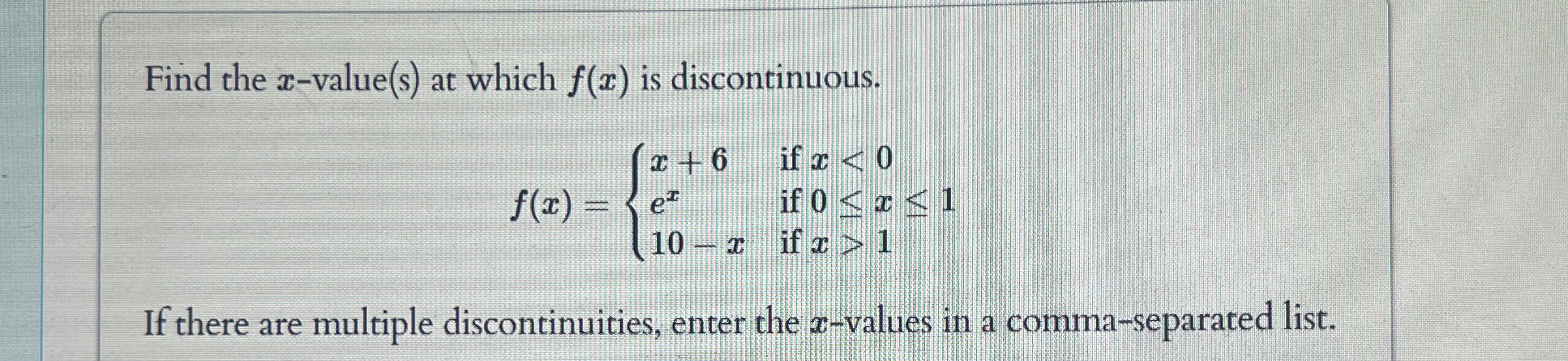 Find the x - value ( s ) at which f ( x ) is