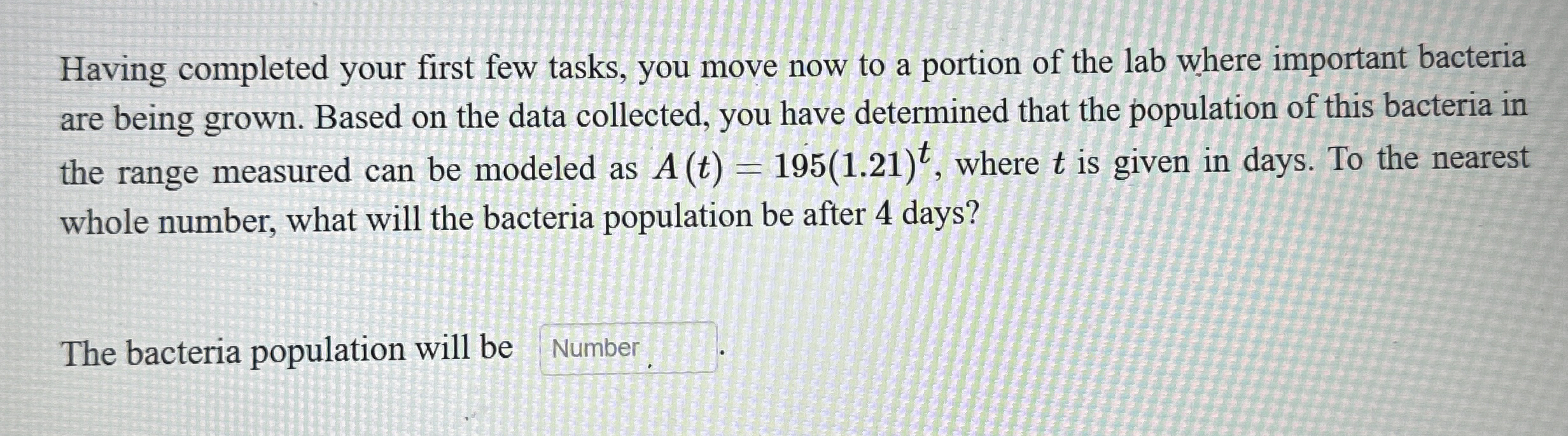 Having completed your first few tasks, you move