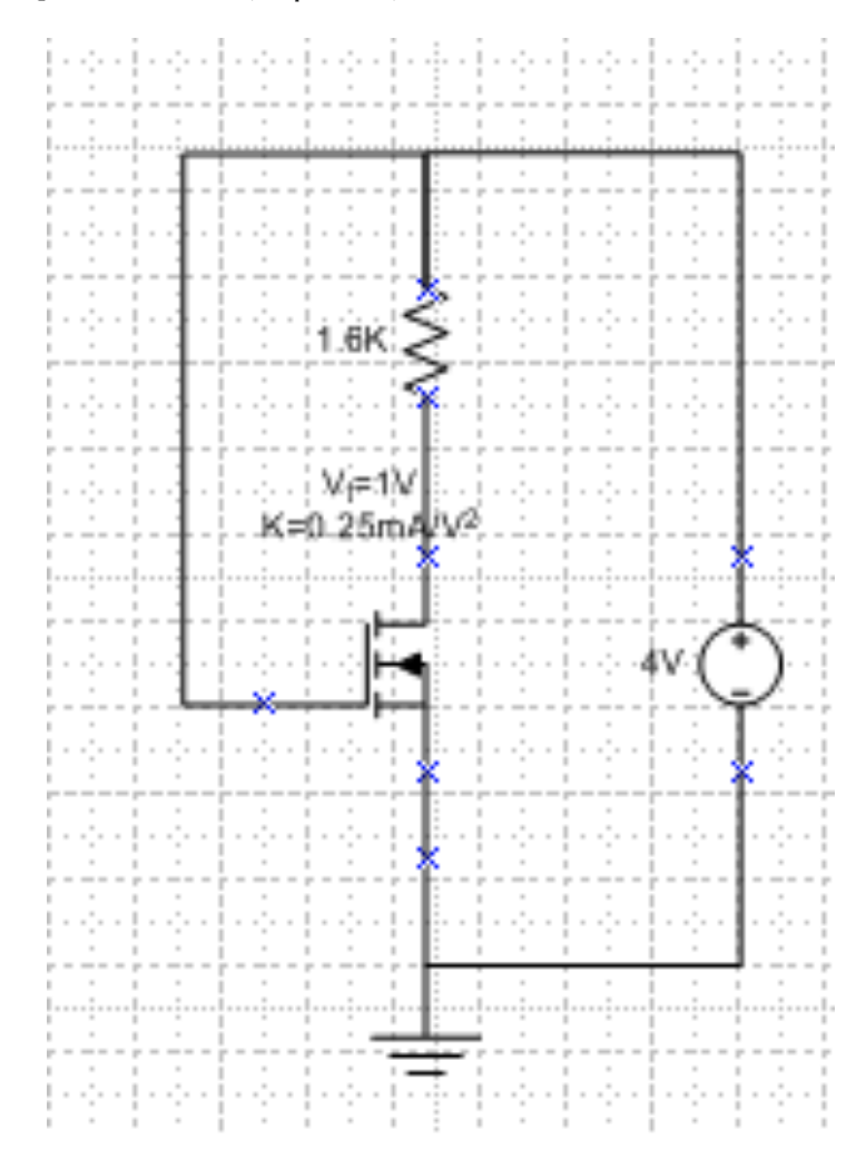 Find id in mA . , Find Vd in V .
