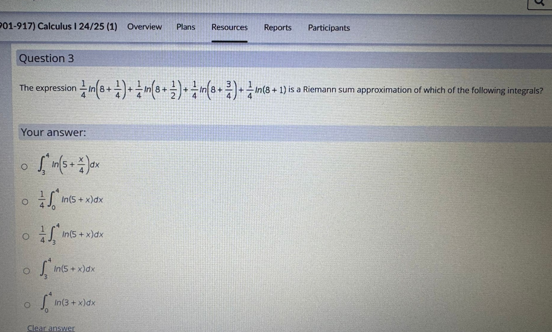 0 1 - 9 1 7 ) Calculus I 2 4 / 2 5 ( 1 ) Overview