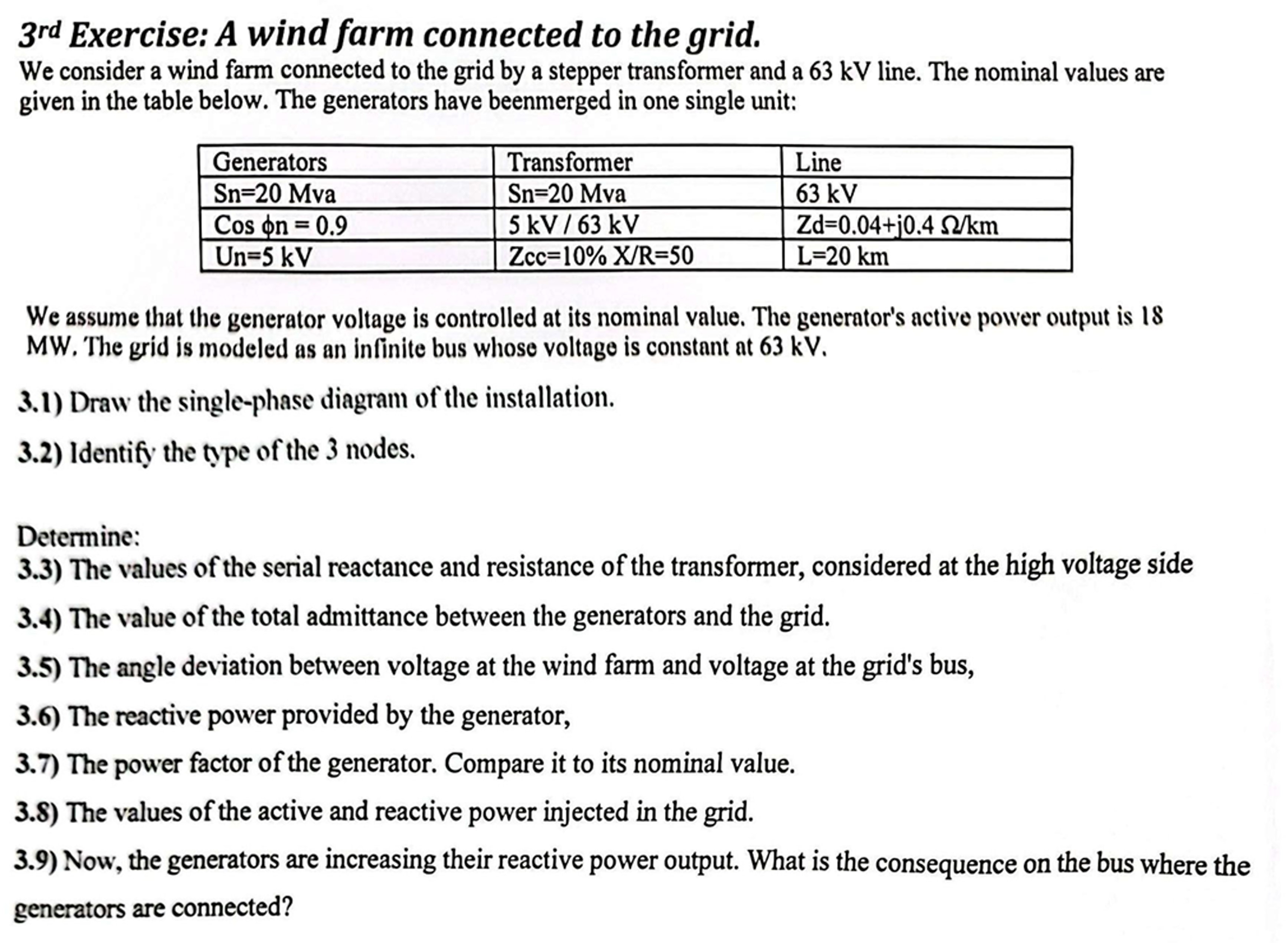 \ ( 3 ^ { \ text { rd } } \ ) Exercise: \ ( A \ )