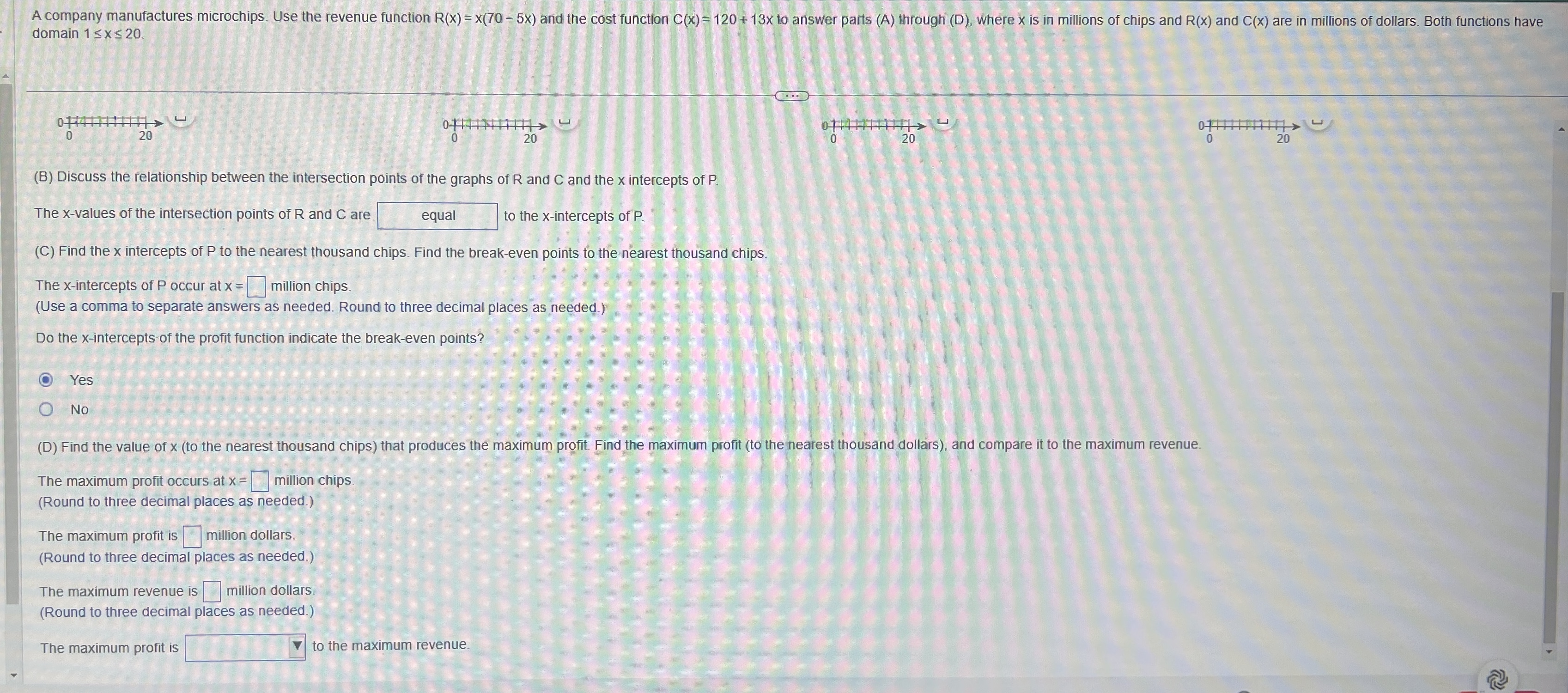 domain 1 x 2 0 . ( B ) Discuss the relationship