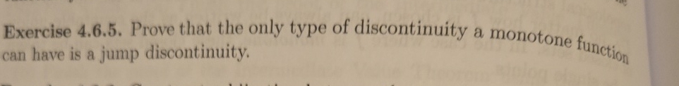Exercise 4 . 6 . 5 . Prove that the only type of