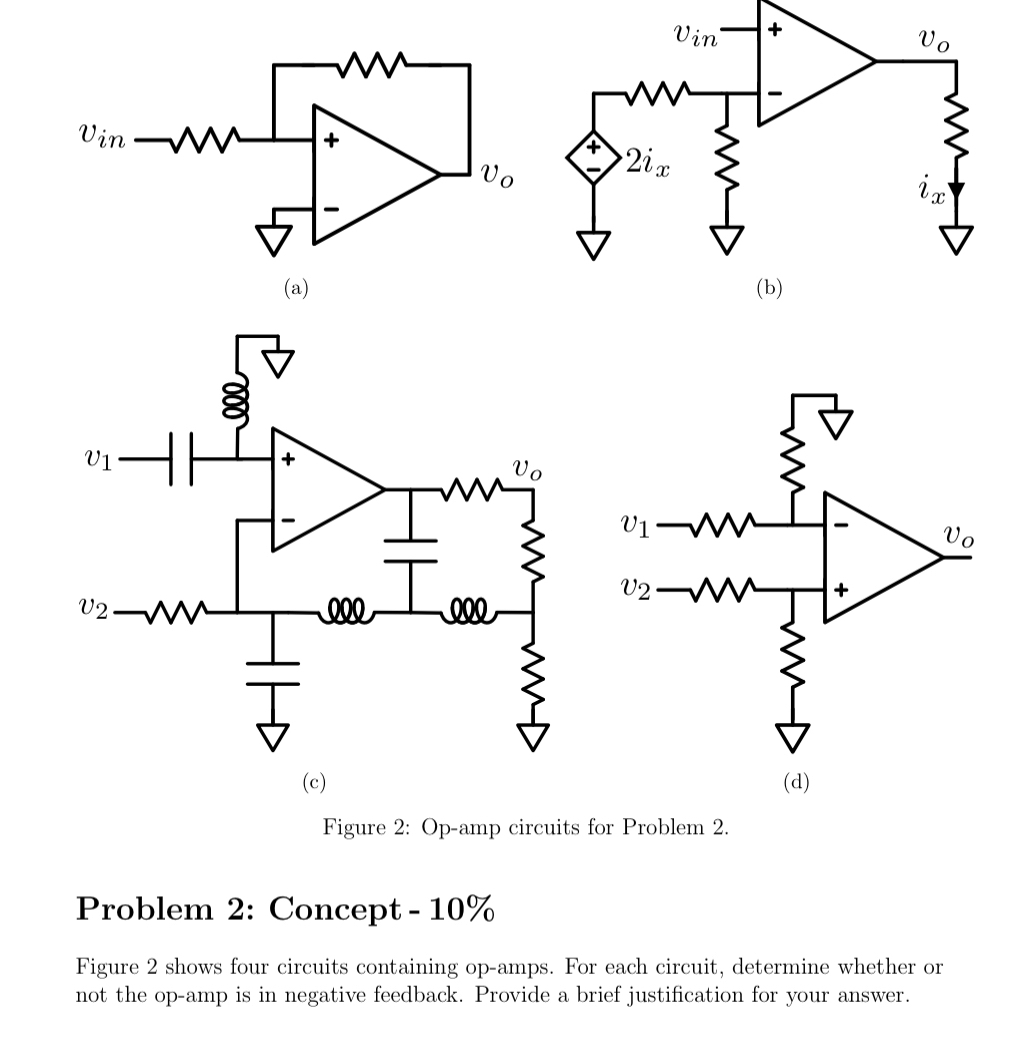 ( a ) ( b ) ( d ) ( c ) Figure 2 : Op - amp