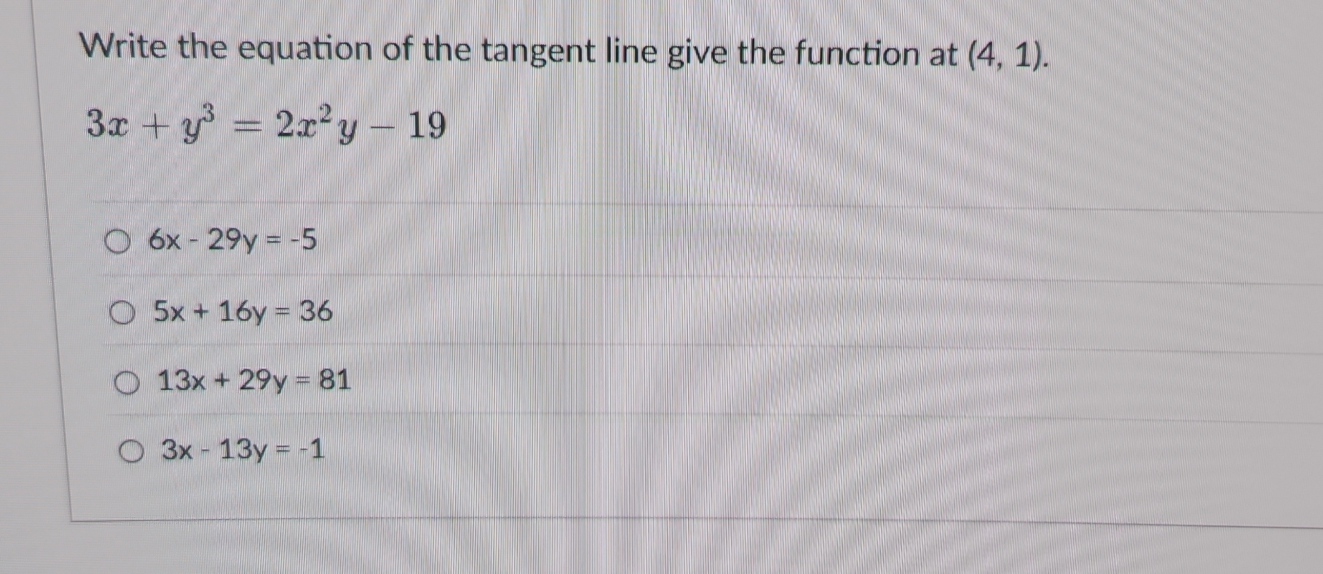 Thumbs up for answer on paper Write the equation