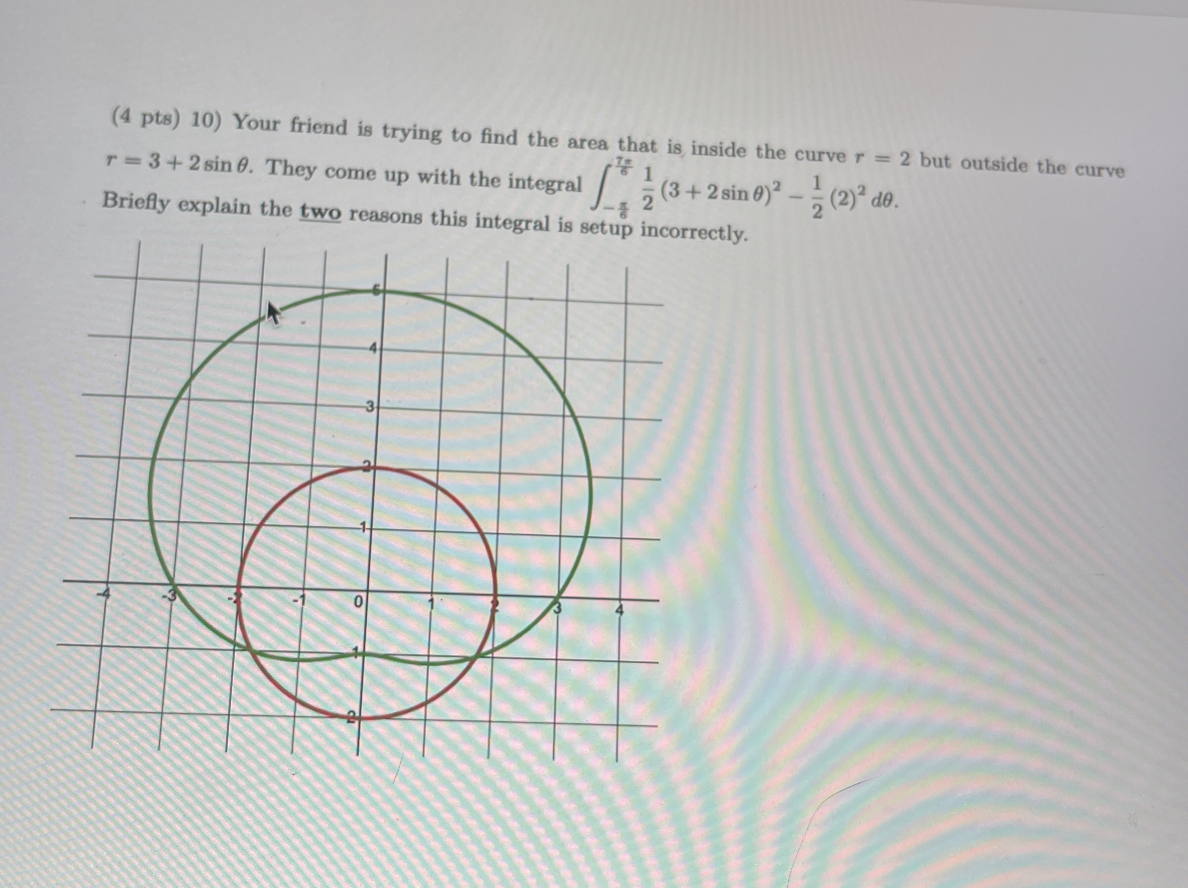 ( 4 pts ) 1 0 ) Your friend is trying to find the