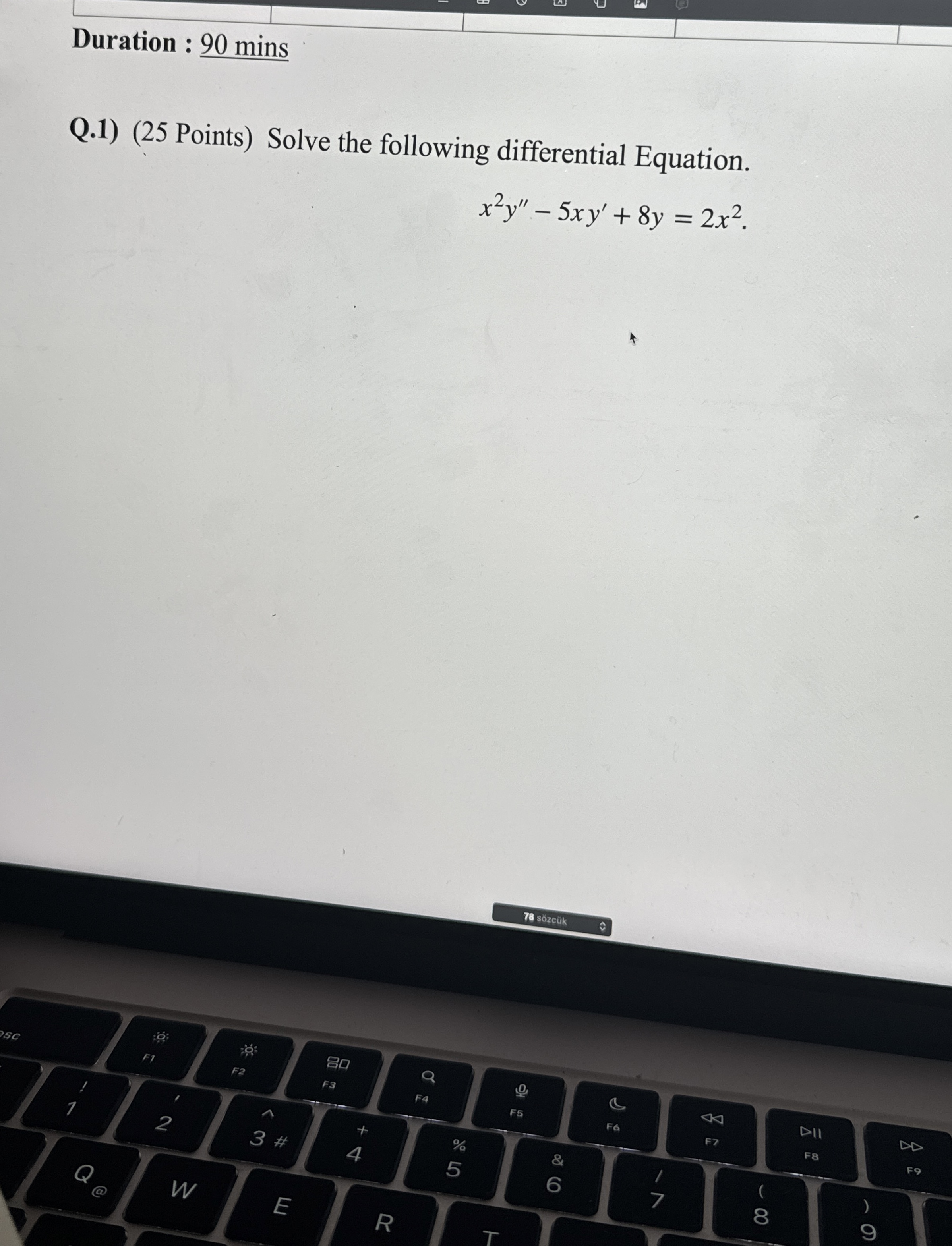 Q . 1 ) ( 2 5 Points ) Solve the following