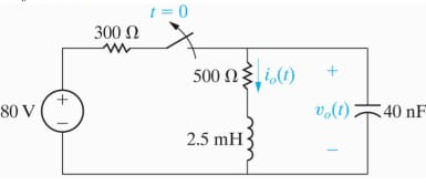 1 ) T < 0 calculate V ( C ) in capacitor 2 ) T <