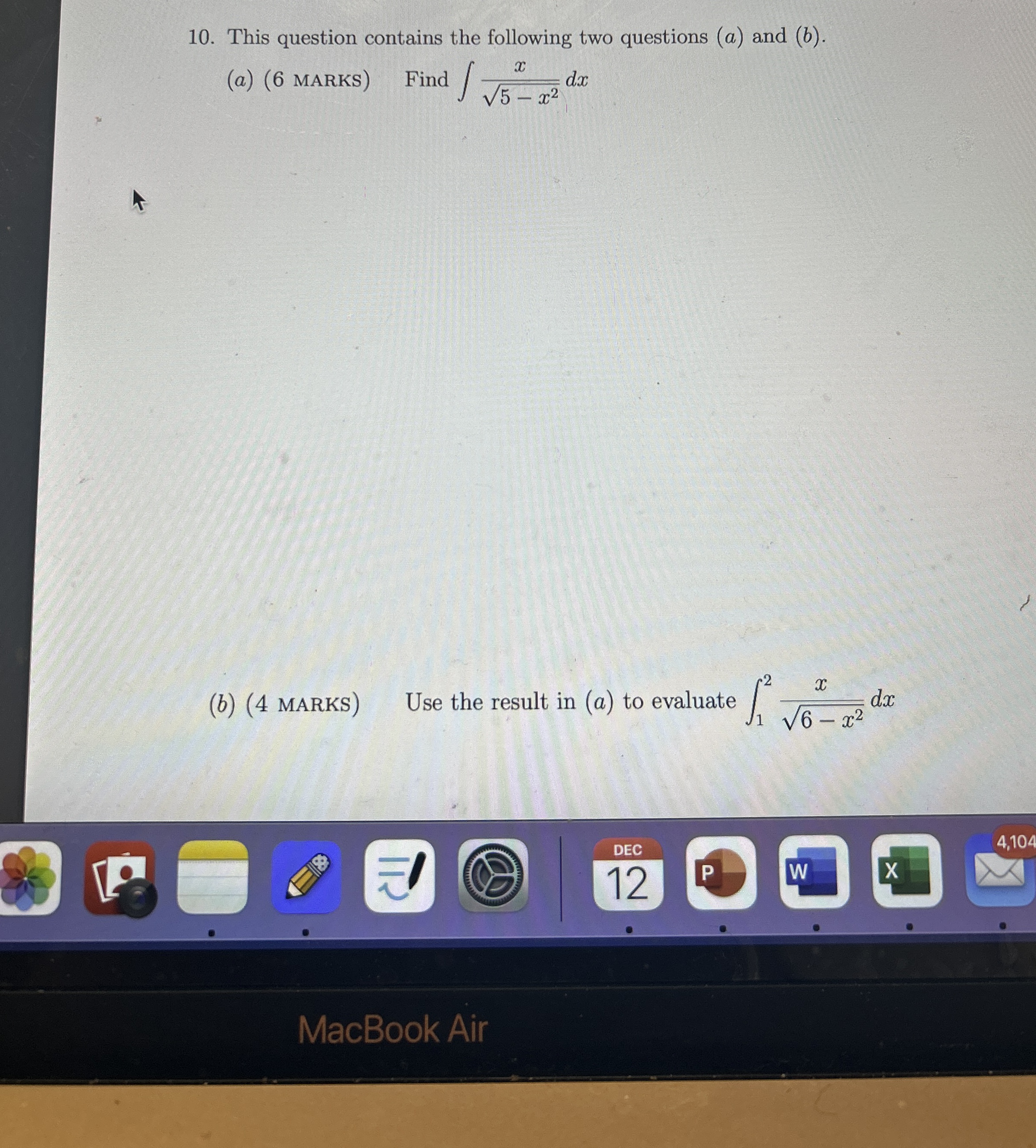 This question contains the following two