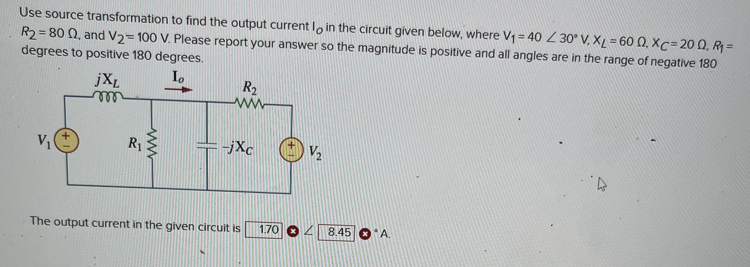 Use source transformation to find the output