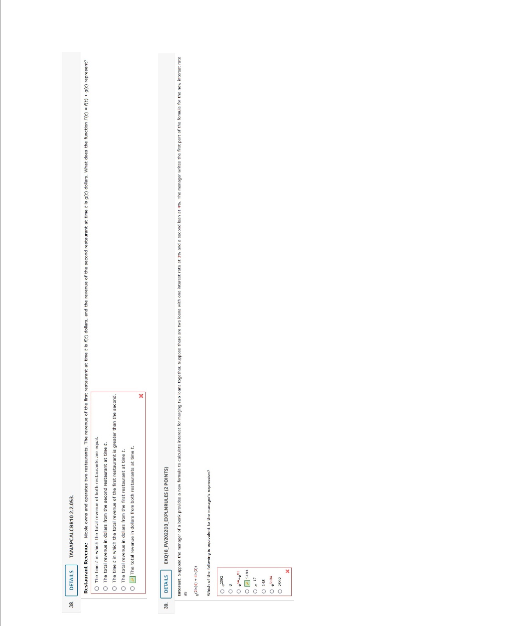 TANAPCALCBR 1 0 2 . 2 . 0 5 3 . The time t in