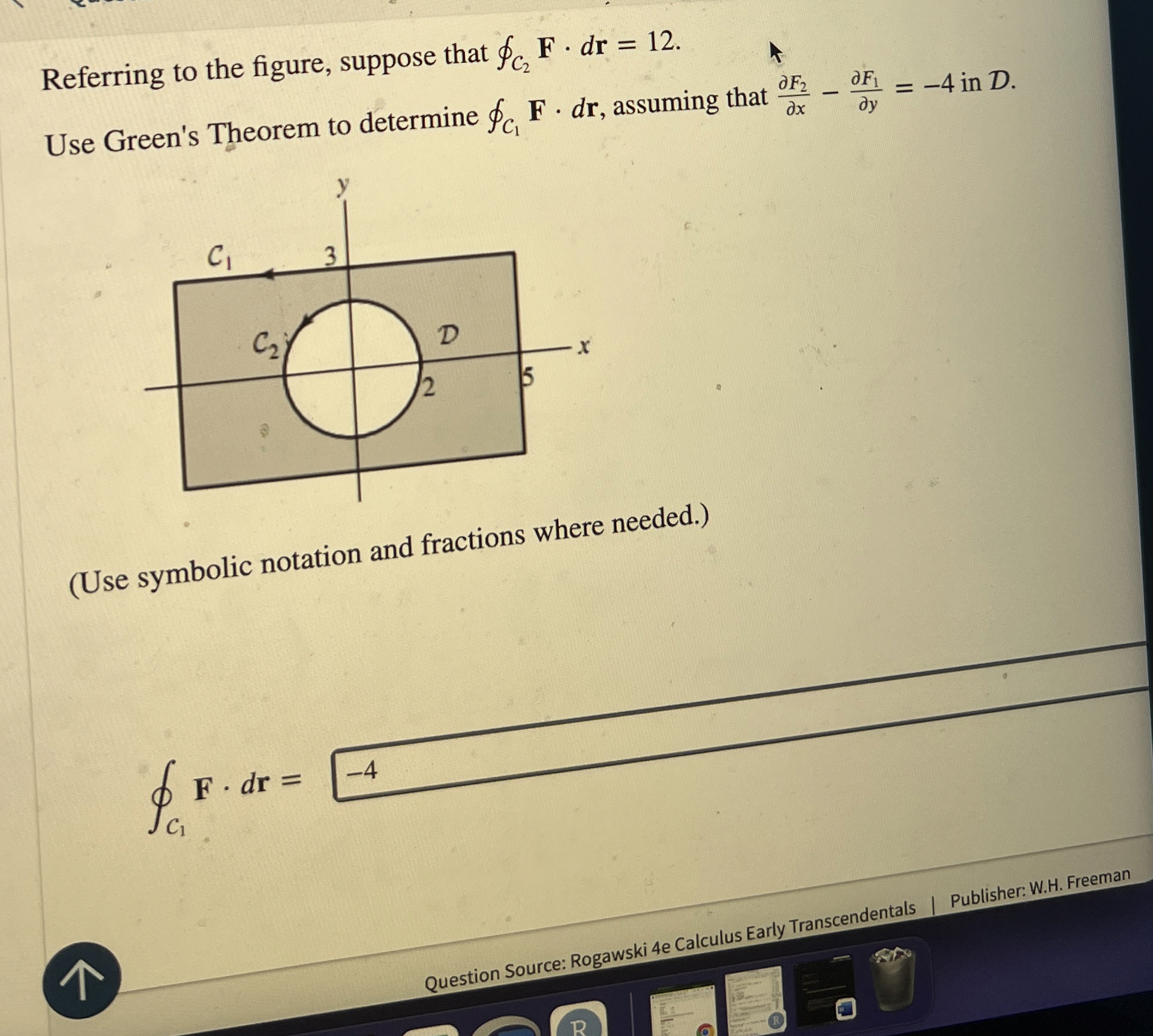 Referring to the figure, suppose that o C 2 F * d