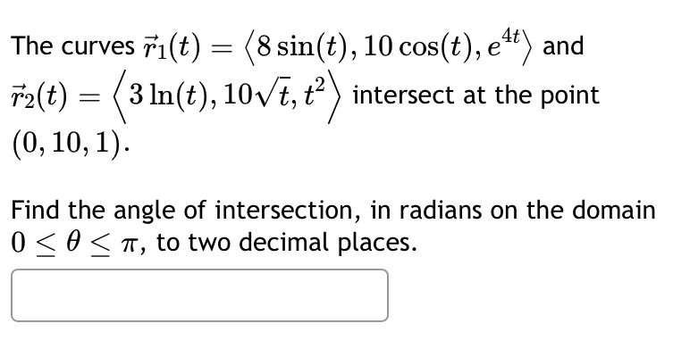 The curves vec ( r ) 1 ( t ) = ( : 8 s i n ( t )