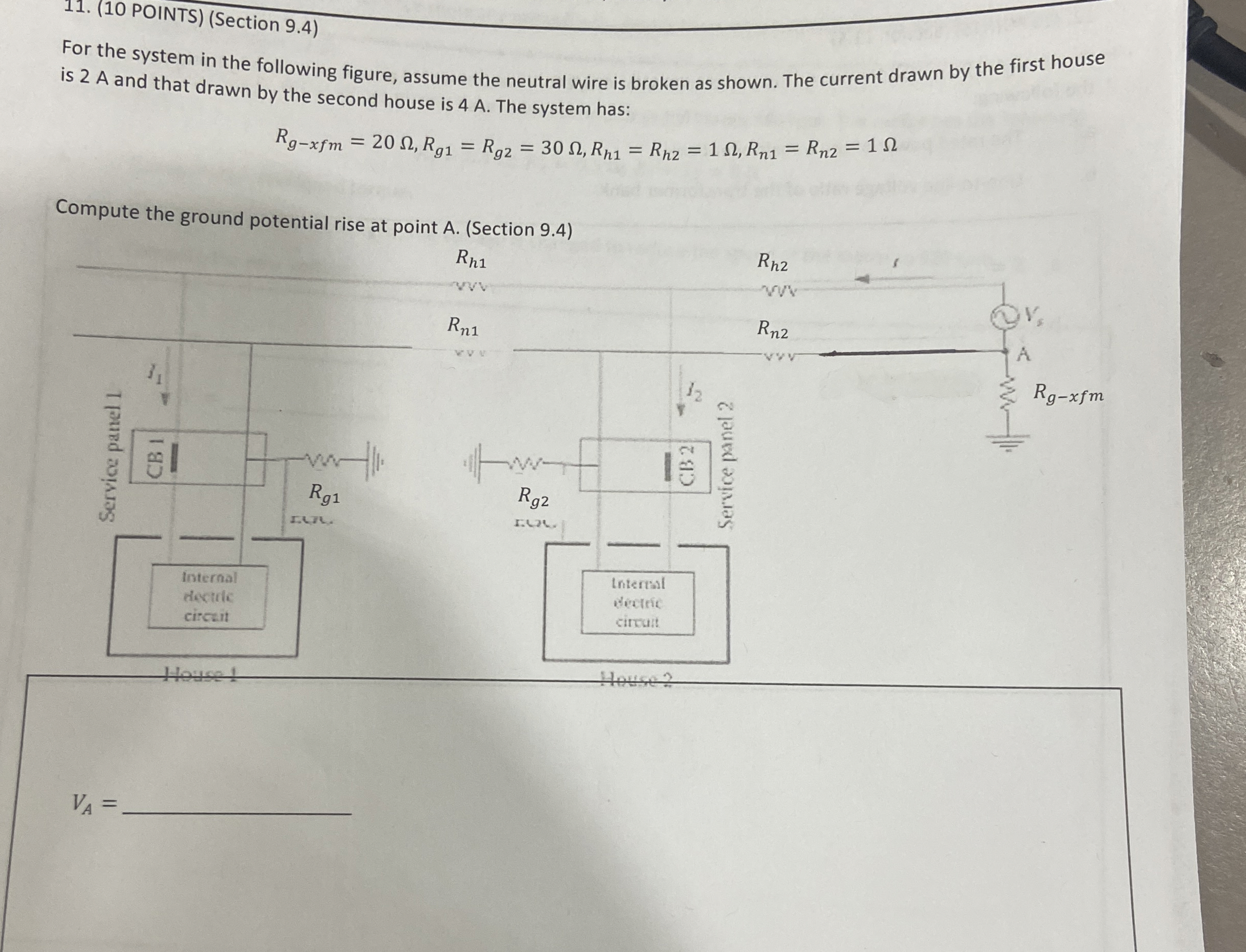 ( 1 0 POINTS ) ( Section 9 . 4 ) For the system
