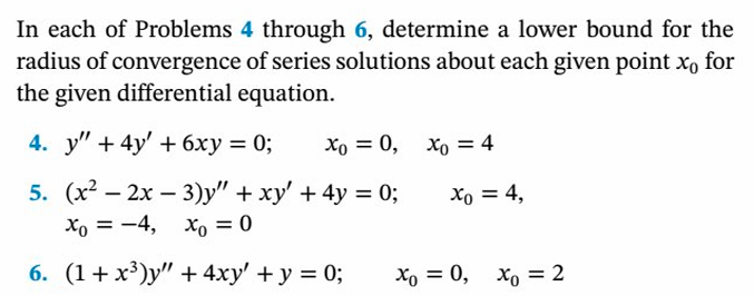 In each of Problems 4 through 6 , determine a