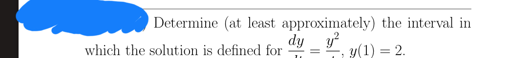 Determine ( at least approximately ) the interval