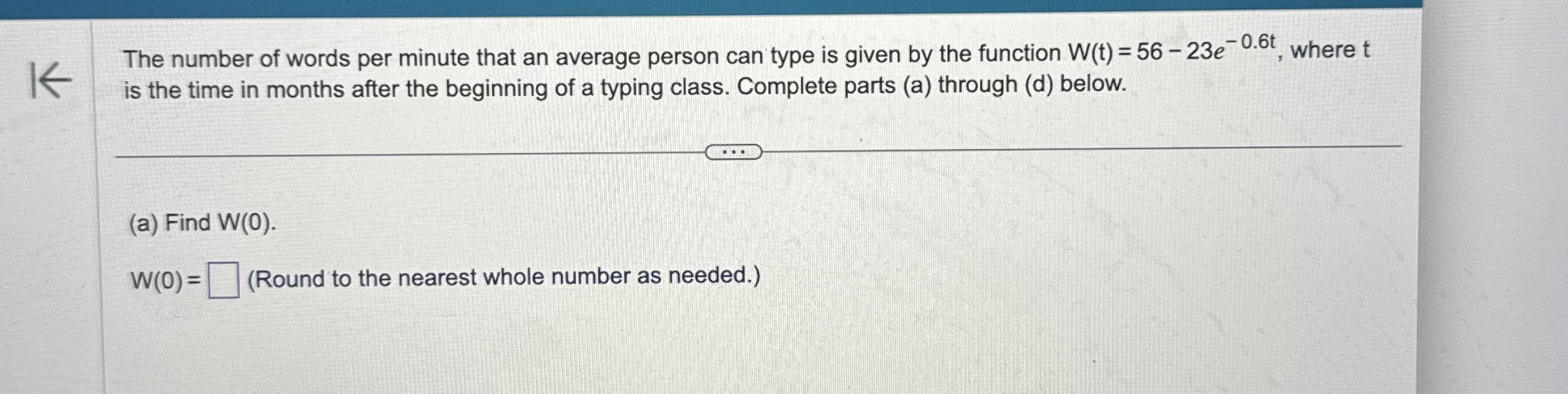 The number of words per minute that an average