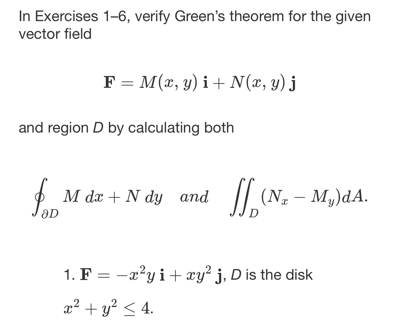 Please explain too In Exercises 1 - 6 , verify