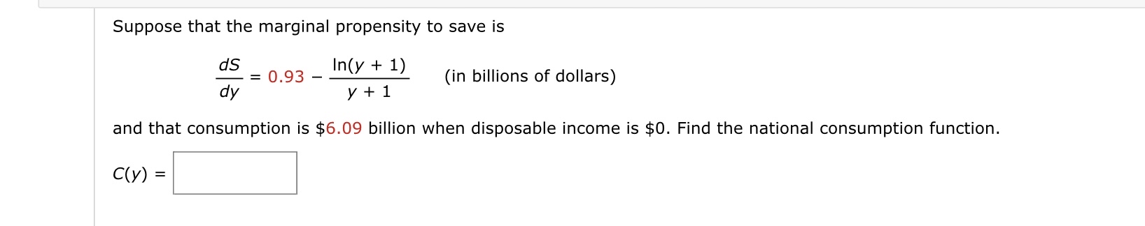 Suppose that the marginal propensity to save is d