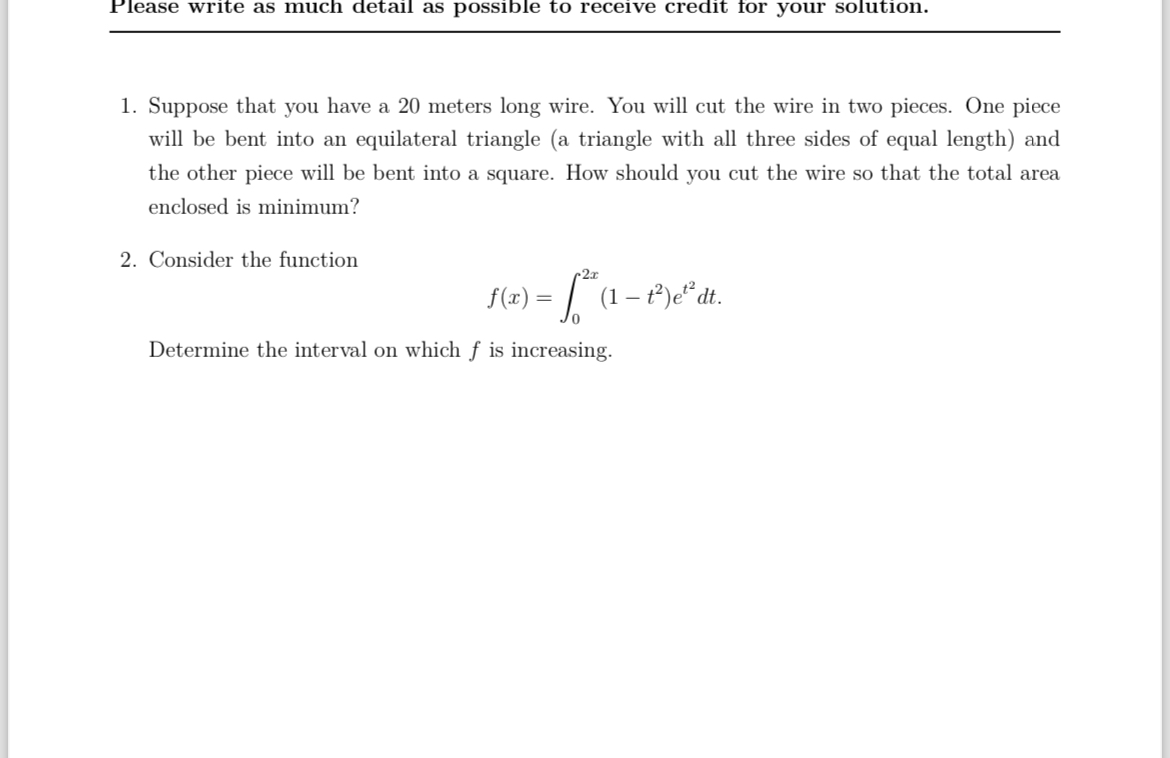 Please write as much detail as possible to