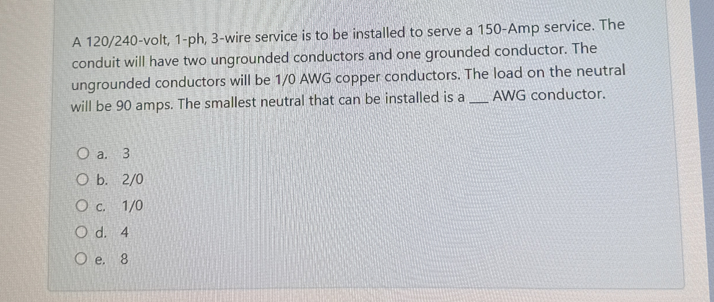 A 1 2 0 / 2 4 0 - volt, 1 - ph , 3 - wire service