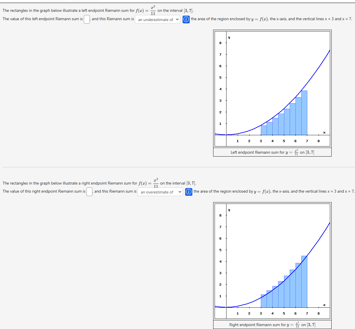 The rectangles in the graph below illustrate a